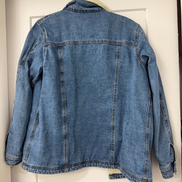 Marine Layer River Denim Sherpa Jacket - Picture 6 of 12